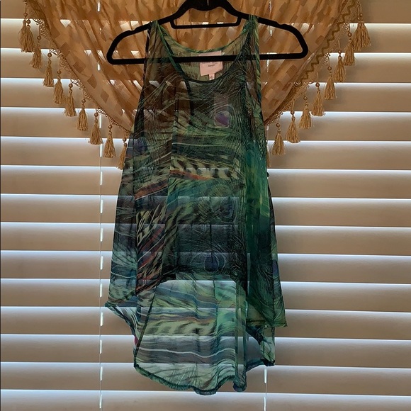Romeo and Juliette chiffon print tank top. - Picture 4 of 4